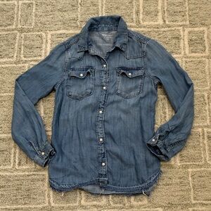 GAP Kids Light Blue Denim Shirt